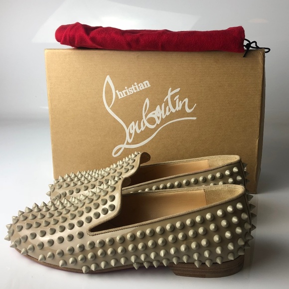 Christian Louboutin Shoes - FINAL SALE! FIRM PRICE! Christian Louboutin Rolling Patent Loafers 35.5
